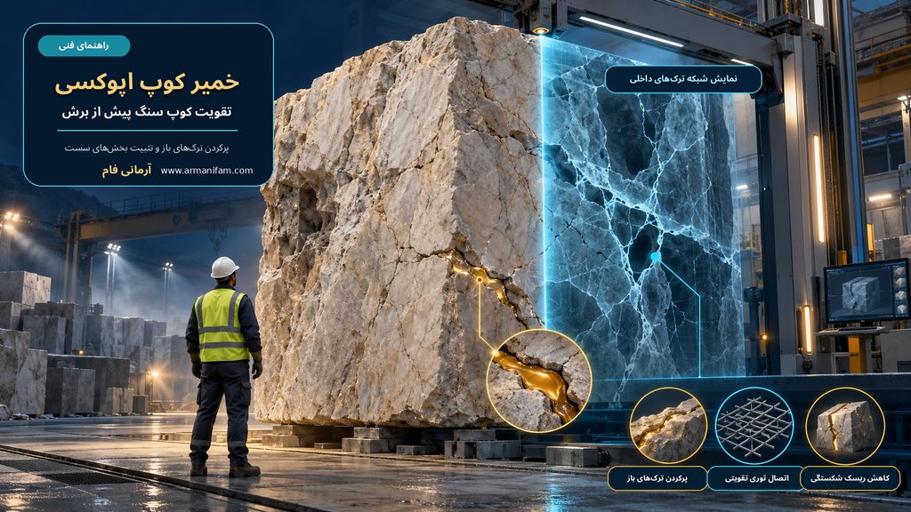خمیر کوپ اپوکسی برای تقویت کوپ سنگ
