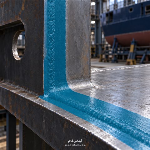 نمونه آموزشی استرایپ کوت روی جوش کشتی ـ آرمانی فام