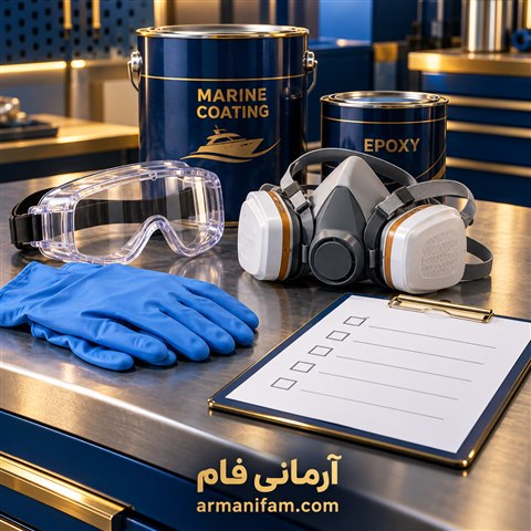 تصویر شاخص انتخاب تجهیزات حفاظت رنگ و اپوکسی ـ آرمانی فام
