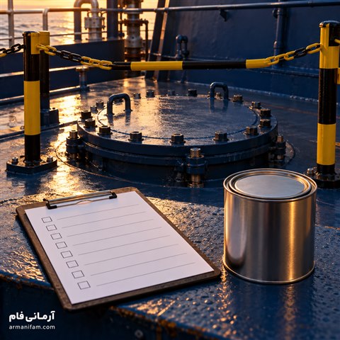 دریچه بسته مخزن و چک‌لیست برنامه‌ریزی ـ آرمانی فام